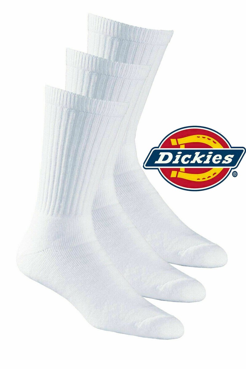 Lote de 1-12 pares de calcetines de trabajo de bota de tripulación industrial DICKIES para hombre de alta resistencia de 6-14