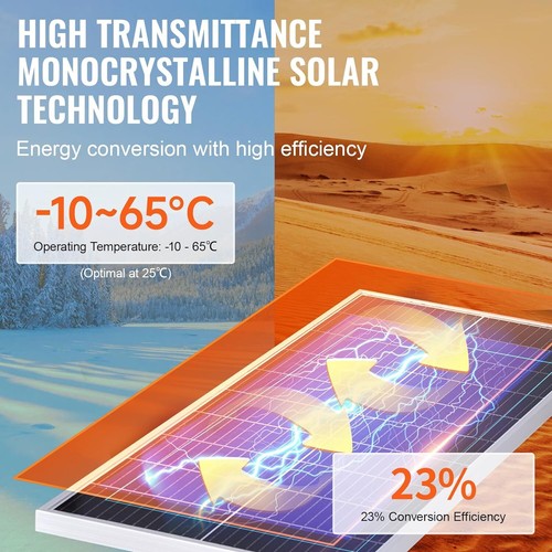 12V/24V Solar Panel Kit Solarmodul USB-Ladegerät Solarzelle Solar & Regler 100A - Bild 5 von 12