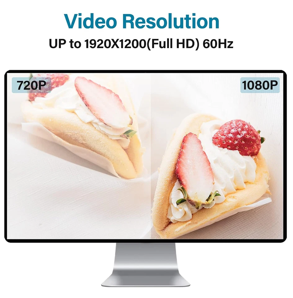 1.5M VGA SVGA Computer Monitor Cable 15 Pin Male to Male PC Laptop Screen Lead - Image 3 of 4