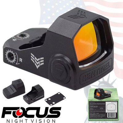 Swampfox  Sentinel 1x16mm 3MOA RMSc Micro Reflex Green/Red DOT Sight SNL00116