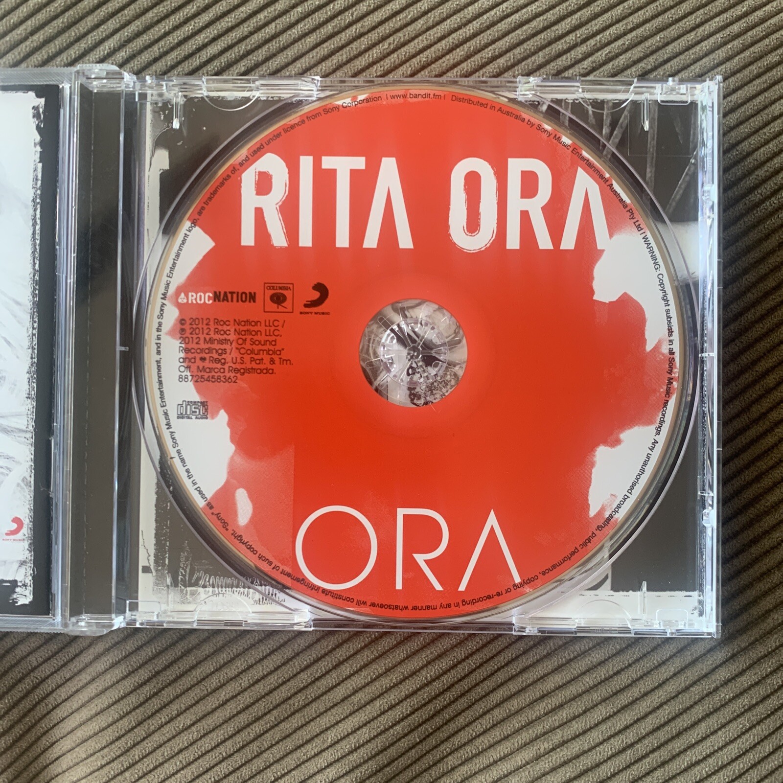Ora by Rita Ora (CD, 2012) ~ Free Postage ~ Excellent Condition ...