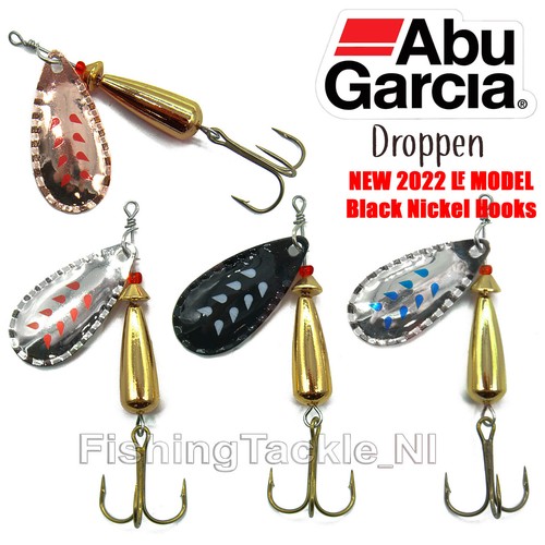 Abu Garcia Droppen Spinner Lure - Ultra Efficiënte Inline Spinner Voor Baars, Snoek, Forel & Kopvoorn - Red Hot Tiger 4,6 Cm
