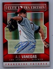 2014 Panini Elite Extra Edition #49 A.J. Vanegas  Futures Sign /799