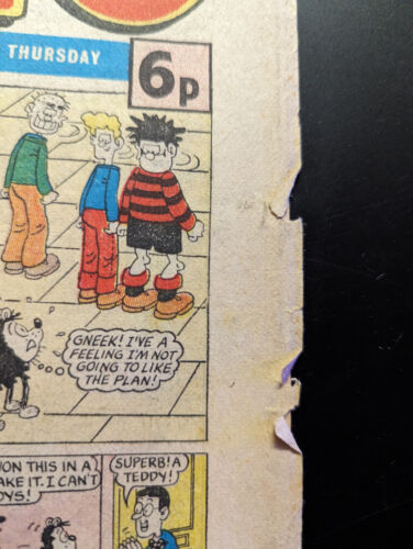 Beano Comic No 1900 December 16th 1978, Dennis the Menace, FREE UK POSTAGE - Foto 2 di 6