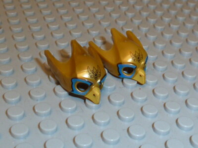 LEGO  Chima 2x Maske Kopfbedeckung Ewald gold 12549pb02 aus 70011 70010 K170