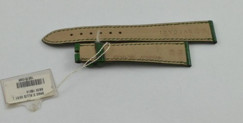 Bulgari Bracelet en Cuir 18MM pour Boucle 15MM 18-15 Neuf, Jamais Utilisé - 第 2/2 張圖片