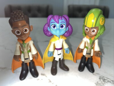 Lot Of (3) Star Wars Young Jedi Adventures LYS SOLAY & Kal Brightstar  4 