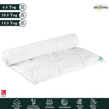 Natural Bamboo Cotton Duvet Quilted Breathable & Soft All Season Bedding Duvet