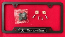 Mercedes-benz License Plate Frame With Mounting Hardware