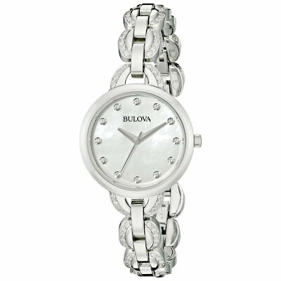 Bulova Women’s Crystal MOP WATCH Amazon.com: Bulova Ladies main image 4