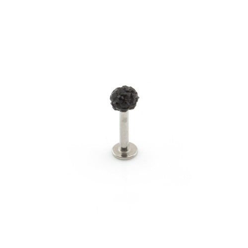 Labret Bar Crystal Shamballa Monroe Lip Stud Tragus Piercing 316 Steel - Picture 13 of 31