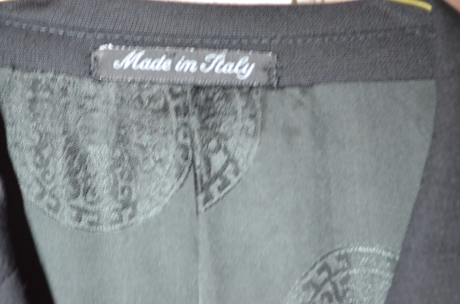 Giacca tuta Versace Classic V2 Lana Uomo Foderata Nera Made in Itay 46 petto