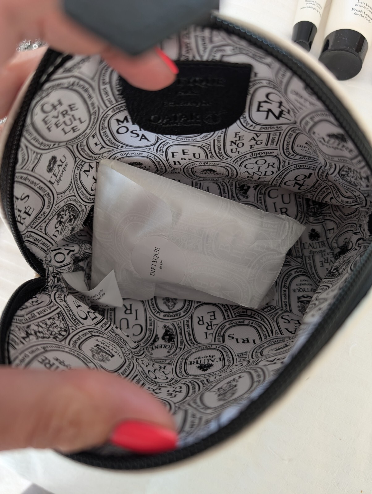 Diptyque Travel Set- Bag,  Face, Body and Lip Products  NEW image 3