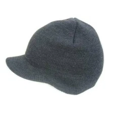 Top Headwear Winter Cuffless Beanie Visor