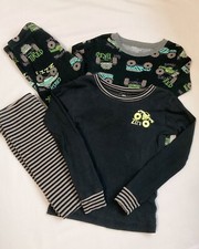 Carter's Boys Pajama set Snug Fit Long Sleeve, 4 Pcs, Black, Monster Trucks
