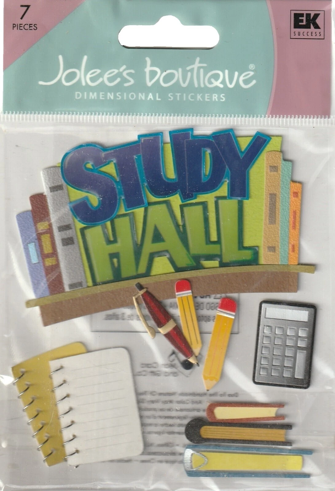 Jolee's Boutique Escuela y educación dimensional Pegatinas para colecciones de Recortes