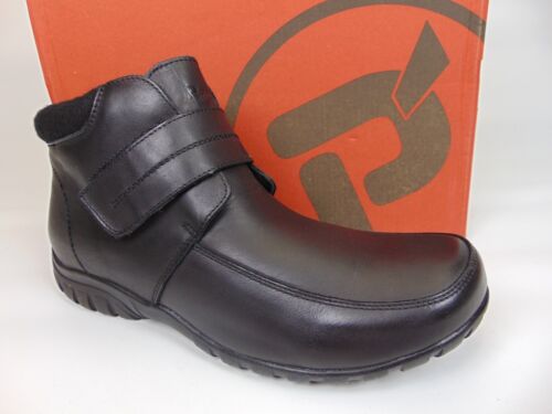 Propet Delaney Strap Ankle Boots WFV003S Women's Size 9.0 N [AA] Black Leath NEW - Afbeelding 1 van 12