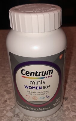 Centrum Minis Silver Women's Multivitamin for Women 50 Plus 280 Tabs Exp 02/26