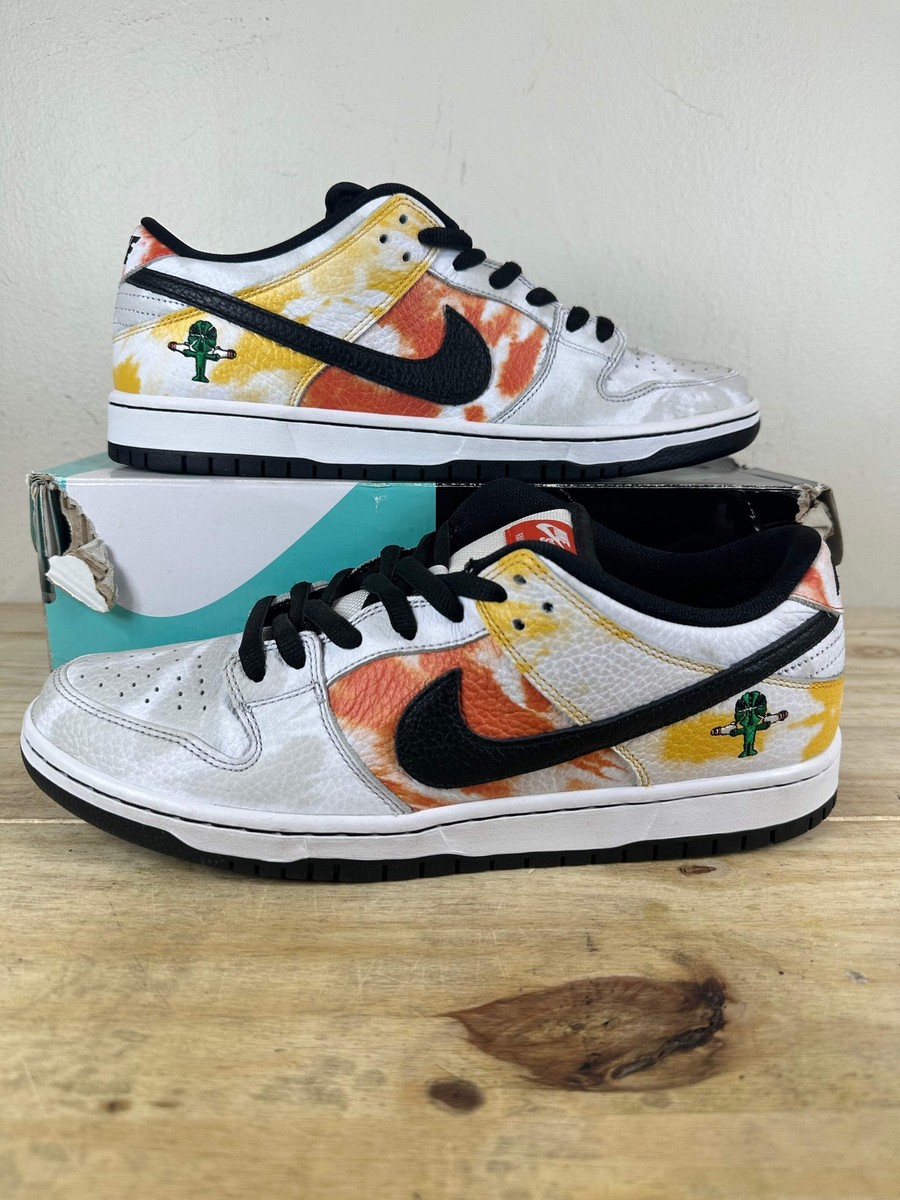 靴 NIKE SB DUNK LOW \"Raygun White\" Nike SB Dunk Low Tie-Dye Raygun - White Men's Sneakers | eBay