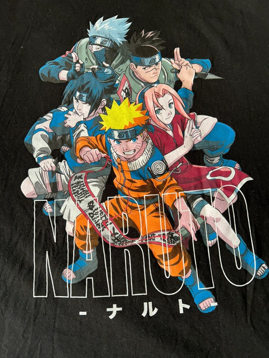 2002 Naruto Shonen Jump Anime Entire Cast T-Shirt XL (46-48 2002 Naruto Shonen Jump Anime Entire Cast T-Shirt XL (46-48