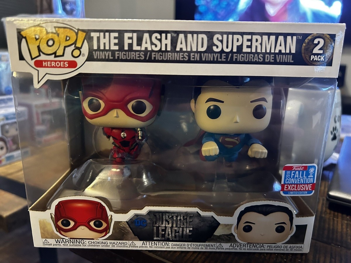 The Flash And Superman Funko Pop Justice League 2-Pack 2018 Fall