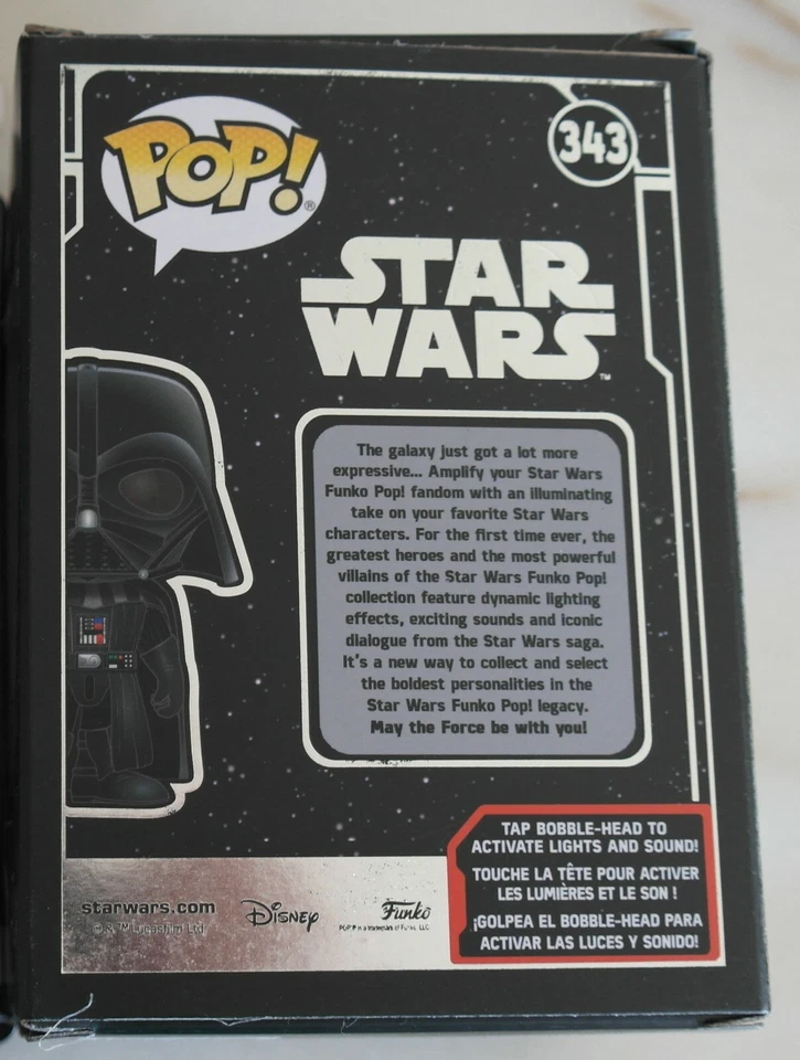 Funko Pop - Star Wars n°343 : DARTH VADER - Lights & Sound - Immagine 3 di 4