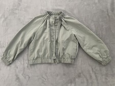 ZARA Kids Jacket Girls Size 8  9 Mint Green Lightweight Spring Coat