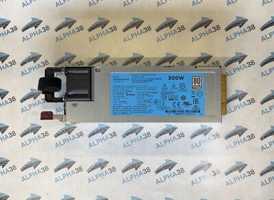 HP HSTNS-PL40 500 W  723595-101 754377-001 Server Netzteil Power Supply