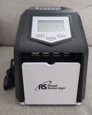 Royal Sovereign Digital Coin Counter Sorter Machine Four Row RCS-417-ADBK Tested