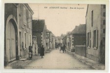 72 AUBIGNE, La Rue De La Poste