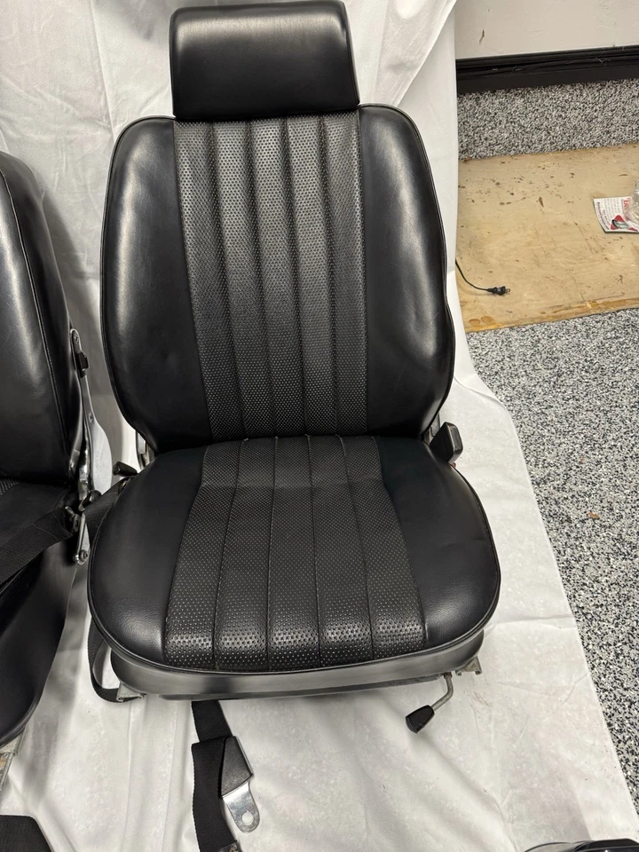 1969 Porsche 911/912 Fronts Seats With Mounting Rails - Image 2 of 4