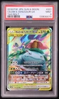 2018 POKEMON JAPANESE SUN & MOON TAG BOLT #001 CELEBI & VENUSAUR GX PSA 9