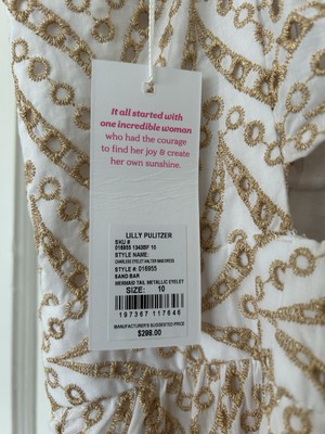 NWT Lily Pulitzer Size 10 Charlese Eyelet Halter Maxi Dress | eBay NWT Lily Pulitzer Size 10 Charlese Eyelet Halter Maxi Dress | eBay