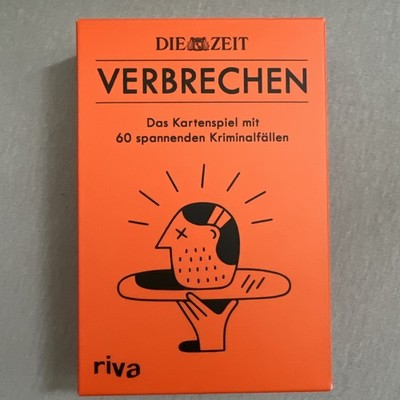 Kartenspiel ZEIT Verbrechen 60 Kriminalfälle Geschenk für True-Crime-Fans