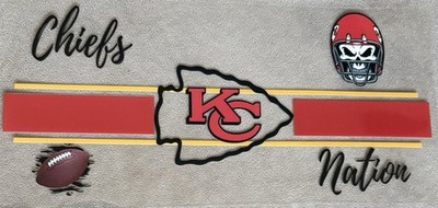 KANSAS CITY Football Team UV DTF Transfer Sticker Cup Wrap DIY Bottles Cups+