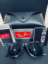 Ray-Ban RB2140 Wayfarer Sunglasses Black Lens  Black Frame Classic Design