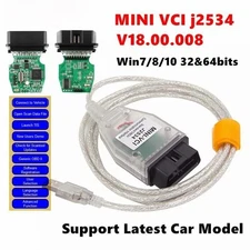 For TOYOTA MINI VCI J2534 Diagnostic Cable Techstream Car Scanner Ship from USA