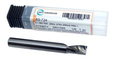 1/4" (.2500") CARBIDE ROUTER SINGLE FLUTE "O" FOR HARD PLASTIC ONSRUD 63-724