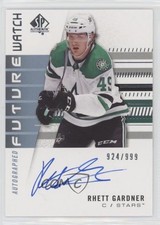 2019 SP Authentic Future Watch Rookies Rhett Gardner (2020-21 Update) Auto 15ok