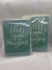 American Greetings Bless You For Being So Amazing 2 - 12 Pack Cards W Envelopes
