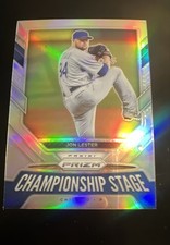 2021 Panini Prizm - Championship Stage Jon Lester #CS7 Silver Prizm Chicago Cubs
