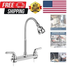 RV Kitchen Faucet,Camper RV Sink Faucets Kitchen Replacement with Flexible Ar...
