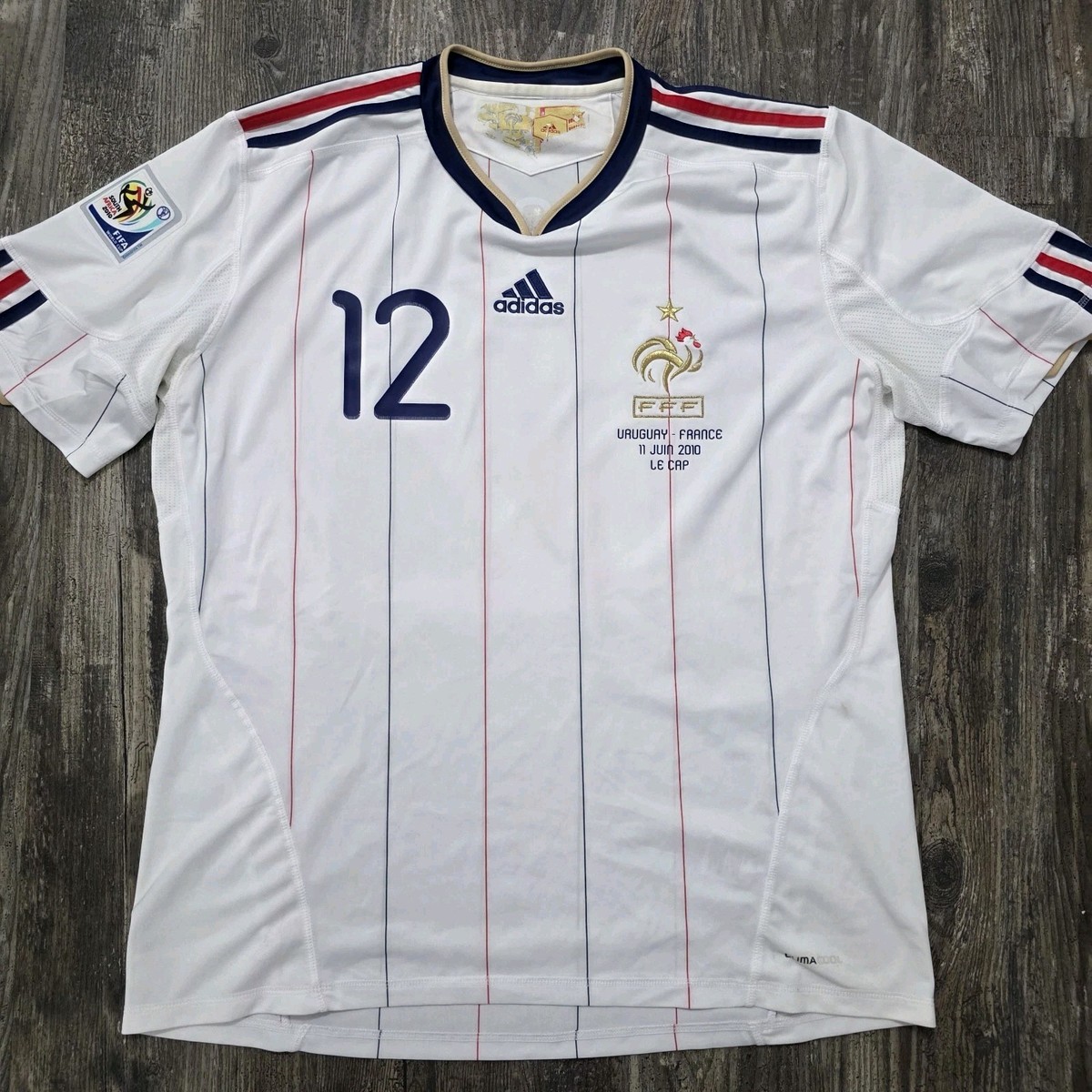 激レアフランス代表２０１０年アウェイユニフォーム ヴィンテージ 2010 Adidas France Away Soccer Jersey Thierry Henry Men M World