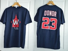 NWOT Mens Inova Donate Blood Donor Washington DC Wizards Blue Large L T shirt