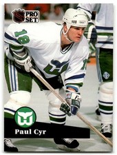 1991-92 Pro Set Paul Cyr Hartford Whalers #88