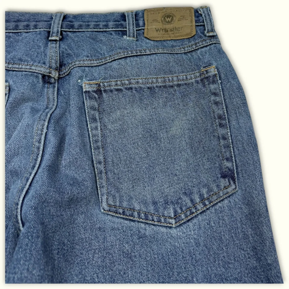 wrangler Vaqueros W32/L30 Azul Excelente Hombres Moderno (m517) - Imagen 4 de 4