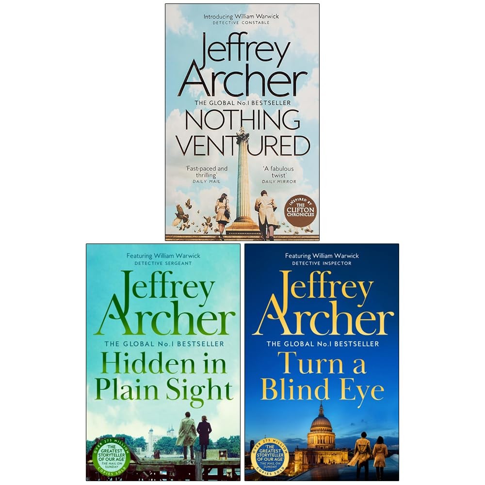 William Warwick Novels By Jeffrey Archer 3 Books Collection Set - Fiction - PB