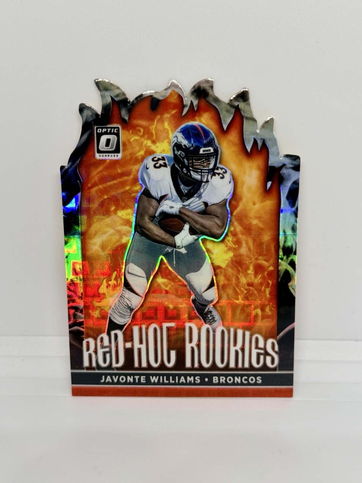Javonte Williams Panini Donruss Optic Red Hot Rookies #RHR8 Black Pandora