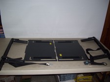 Permobil F3 Seat Pan Unitrack Width Brackets 19 Dp x 17-23 Wide with seat belt