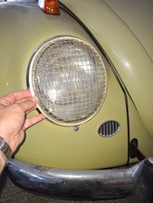 Mesh Guard Bosch Hella Head Light Grill Rallye Porsche 356 Vw Bug Perohaus